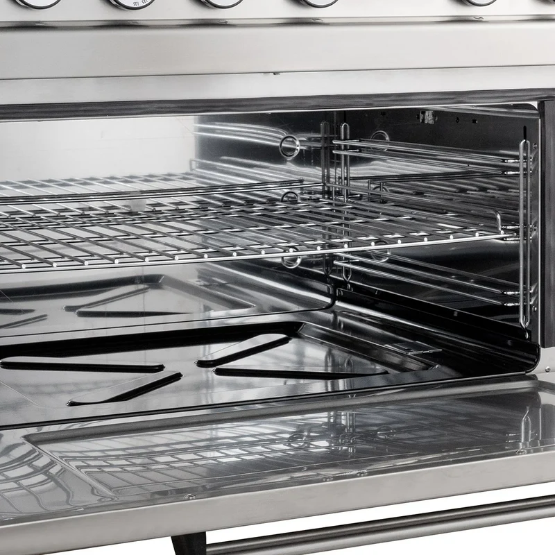 Gasherd Serie 700 - 110/70 mit Gasbackofen - 6 Kochstellen - 42 kW