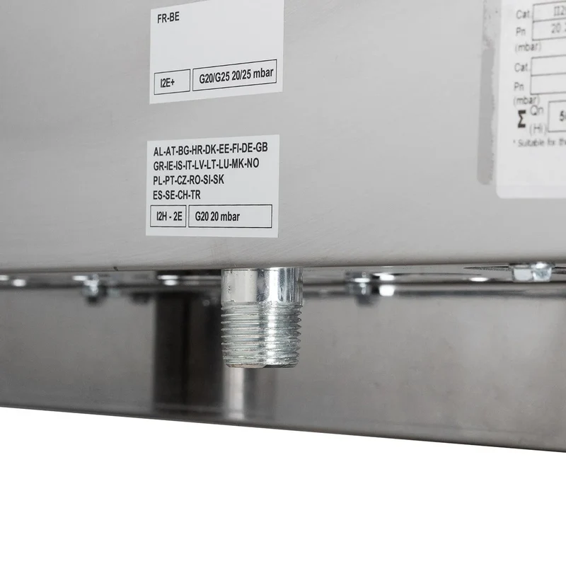 Gasherd Serie 700 - 110/70 mit Gasbackofen - 6 Kochstellen - 42 kW