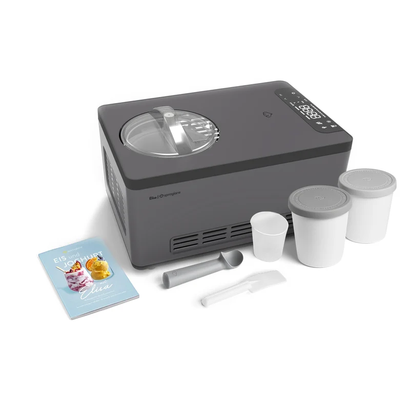 Eismaschine Elisa 2,0 Liter - Anthrazit oder Silber