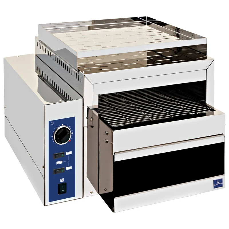 Mastro Durchlauftoaster mit Geschwindigkeitsregler, Kammer 280x75 mm