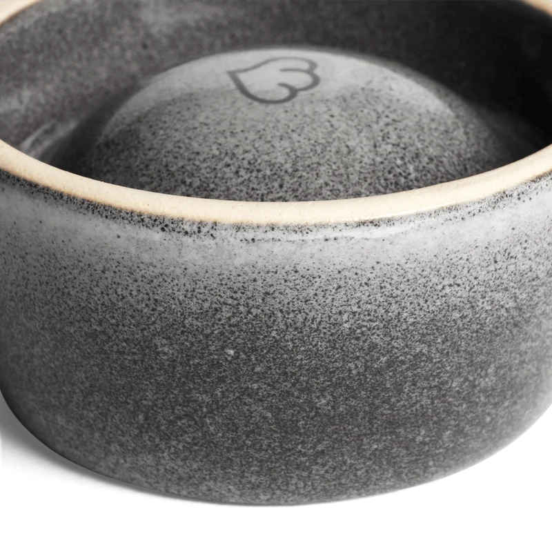 Misty Cliff Eierbecher 4er Set aus Steingut - Grau