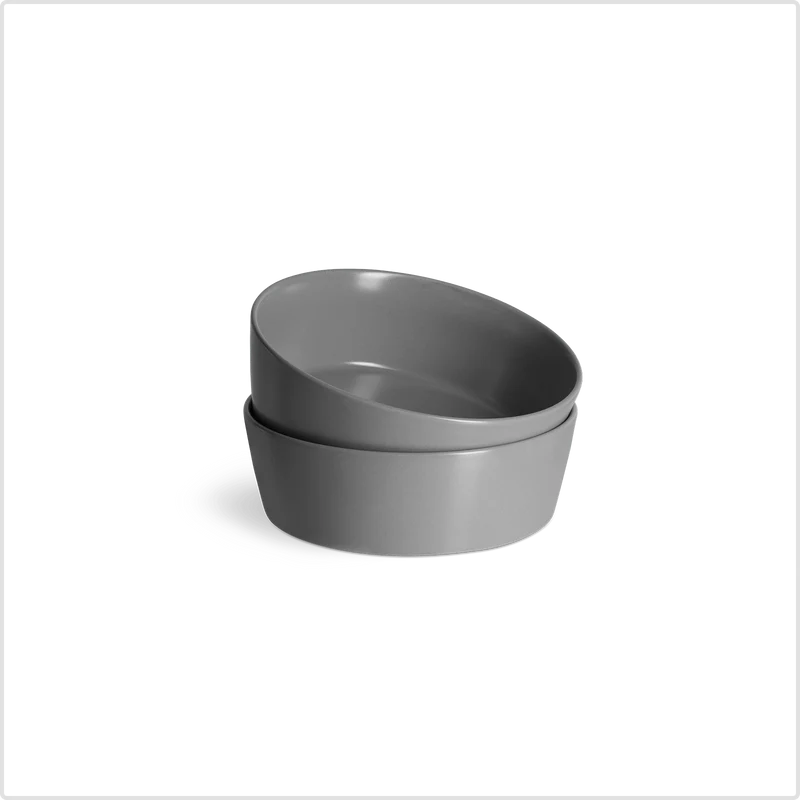 Sweet Scandi 2er-Sets Suppenteller aus New Bone Keramik matt - Weiß, Anthrazit oder Mint