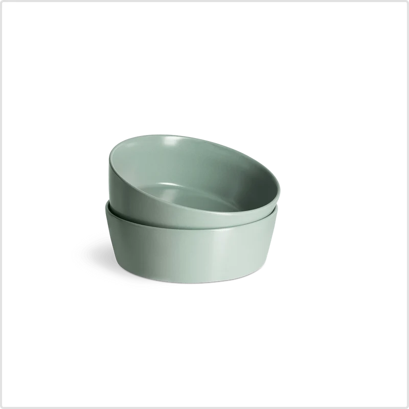 Sweet Scandi 2er-Sets Suppenteller aus New Bone Keramik matt - Weiß, Anthrazit oder Mint
