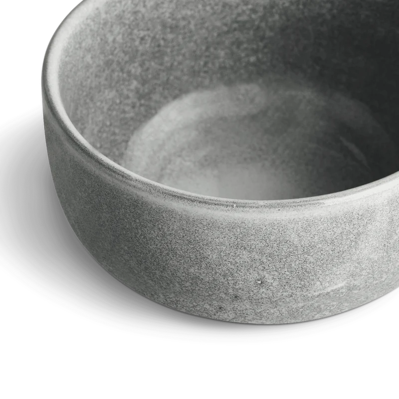 Schale klein 4er-Set - Misty Cliff, Steingut, Grau