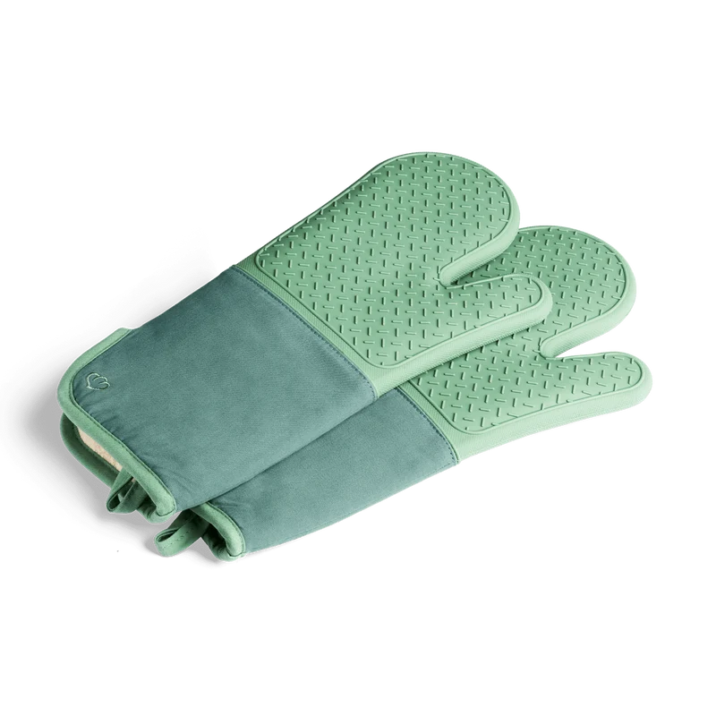 Ofenhandschuhe-Set 2-tlg. Grau oder Mint