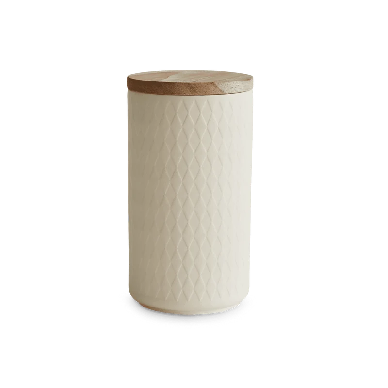 Keramik Vorratsdose Nordic Reef - Creme (10x18cm)