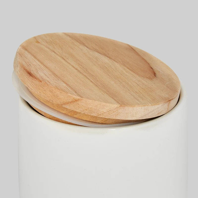 Keramik Vorratsdosen Sweet Scandi 2er Set - Weiß/Braun