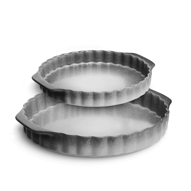 Keramik Tarteform Misty Cliff - Grau