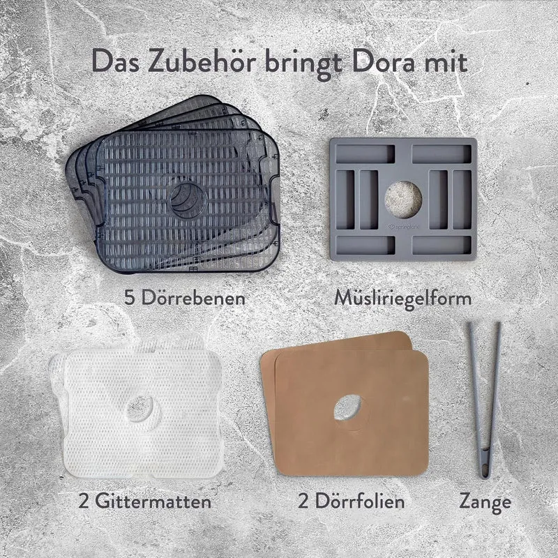 Dörrautomat Dora, Dörrgerät, Trockner für Obst, Fleisch & Kräuter
