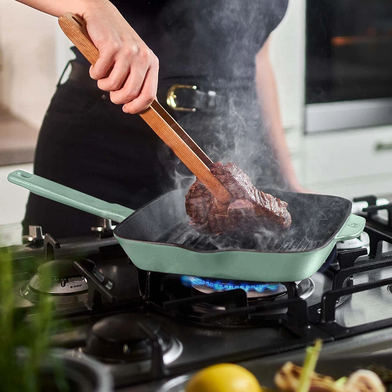 Gusseisenpfanne 26cm emailliert, für alle Herdarten inkl. Induktion
