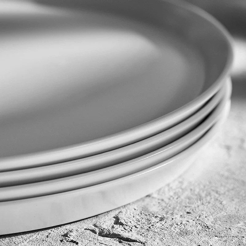 Sweet Scandi 2er-Sets Frühstücksteller à 19cm aus New Bone Keramik - Weiß, Anthrazit oder Mint