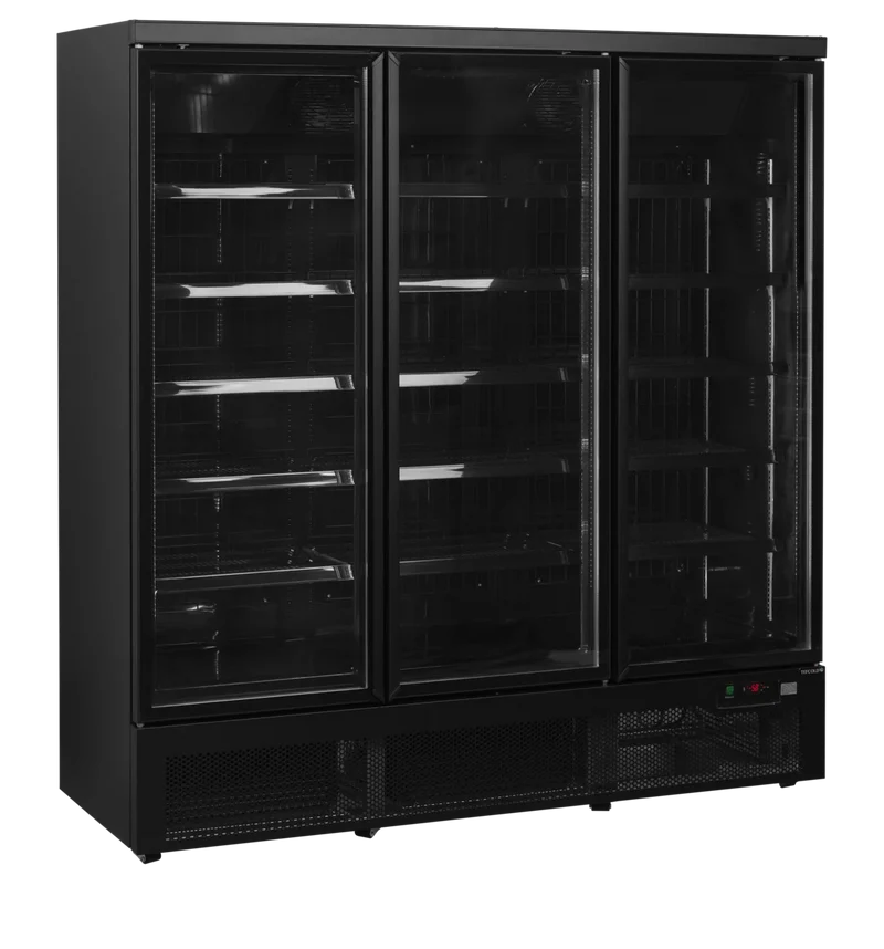 Tefcold Displaygefrierschrank Atom Maxi F3DBB, schwarz