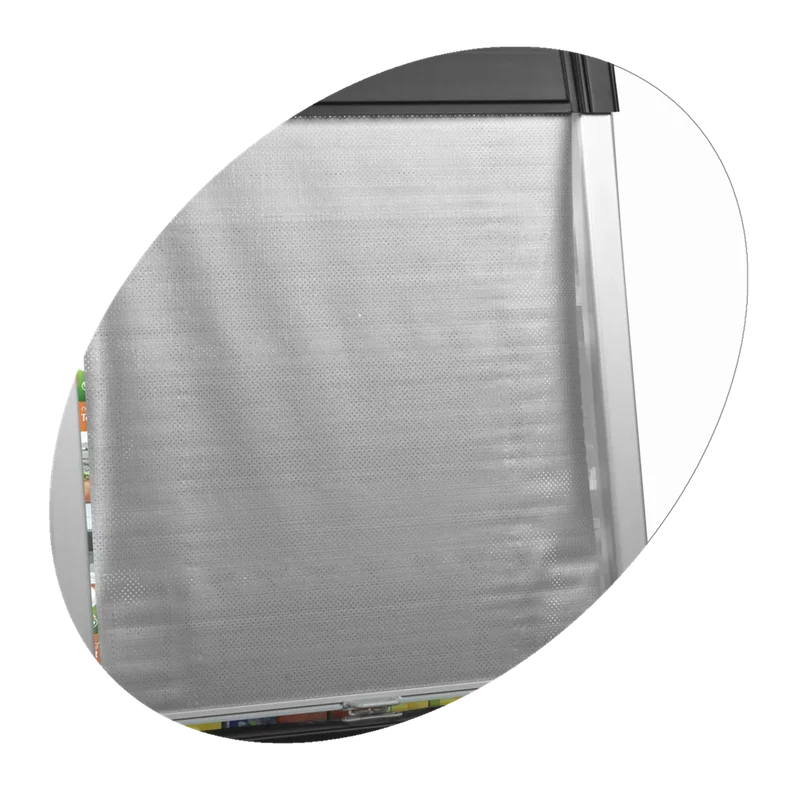 Tefcold Standkühlvitrine ODC90BLACK offen schwarz