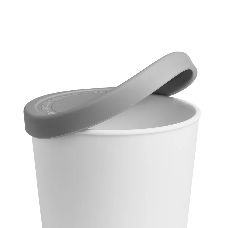 4er-Set Eisbehälter 400 ml, 8,2 x 10,5 cm, BPA-frei - Grau/Weiß