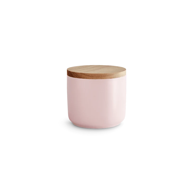 Keramik Vorratsdosen mit Holzdeckel Sweet Scandi - (10x9cm)