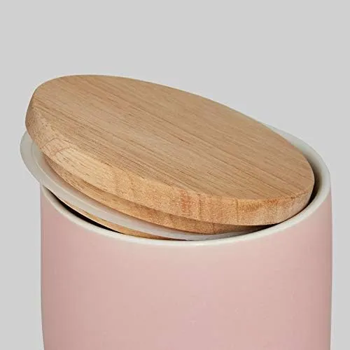 Keramik Vorratsdosen mit Holzdeckel Sweet Scandi - (10x9cm)