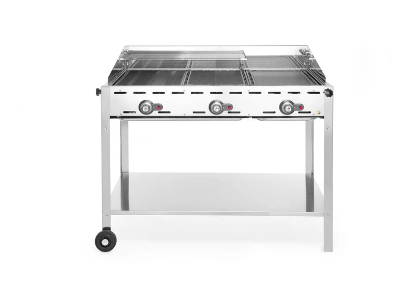 HENDI Grillsystem Green Fire mit 3 Brennern