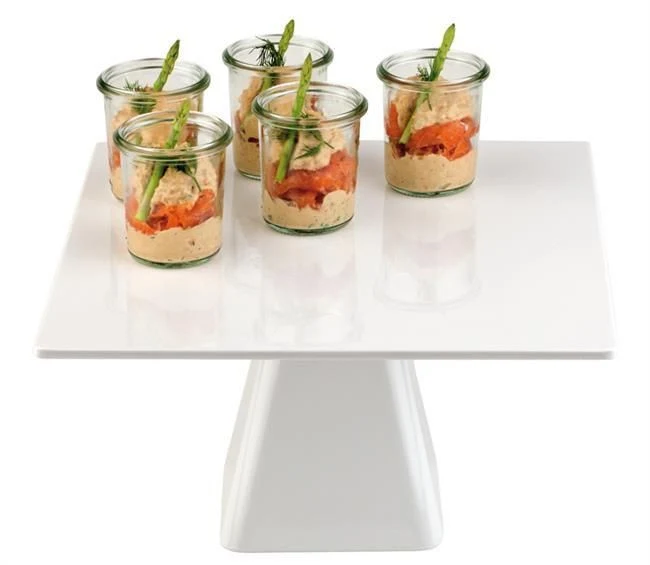 HENDI Kuchenständer quadratisch, melamine 310x310x80 mm