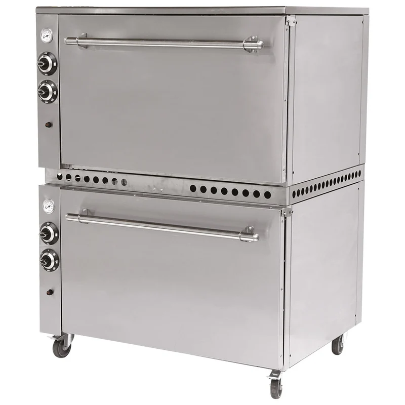Mastro Maxi-Gasofen mit Elektrogrill, 2 Kammern