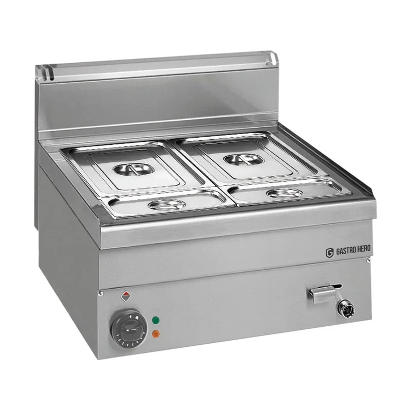 Elektro Bain-Marie Serie 600 - 60/60 - GN 1/1+1/4+1/4 - Tischgerät - 3,06 kW