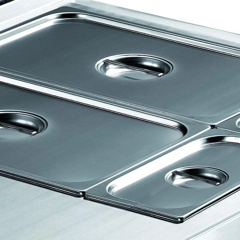 Gas Bain-Marie Serie 600 - 60/60 - GN 1/1+1/4+1/4 - Tischgerät - 5 kW