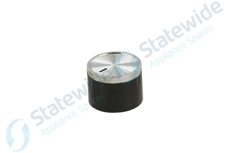 BEKO Oven Control Knob (silver Top/Black Body)-Genuine