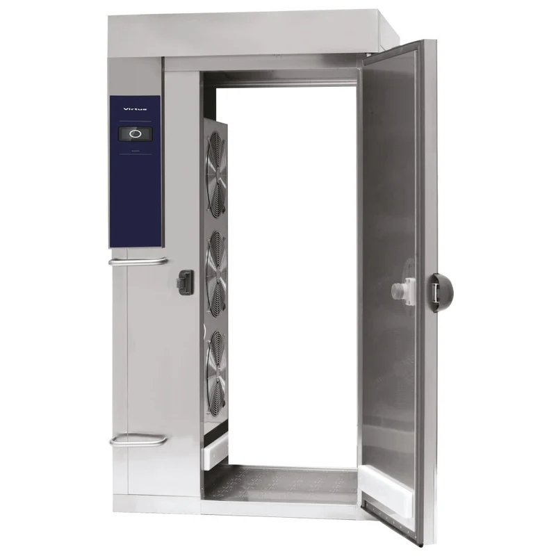 Virtus Durchschubschockfroster für Zentralkühlung 20x GN 2/1, +90°/-18°C