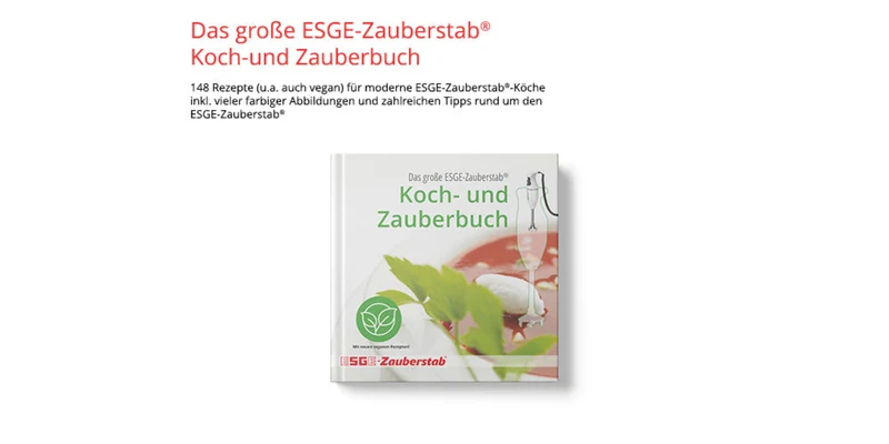 Das große ESGE-Zauberstab® Koch- und Zauberbuch
