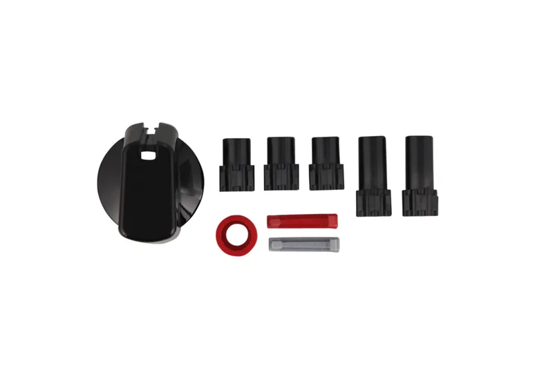 Universal Cooktop/Oven Knob Black 40mm SKIRT (EACH)
