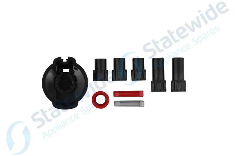 Universal Cooktop/Oven Knob Black 40mm SKIRT (EACH)