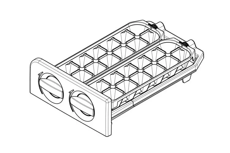 Westinghouse Fridge TWIST & SERVE Ice CUBE TRAY-WTB3100WK-Genuine