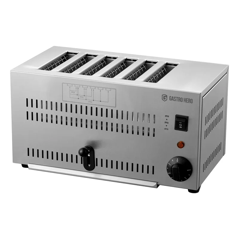 Toaster mit 6 Schlitzen