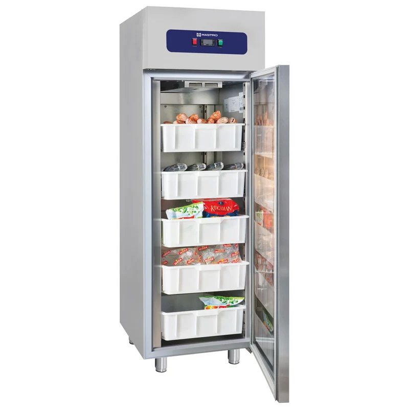 Mastro Kühlschrank 400 Liter aus Edelstahl für Fisch mit statischer Kühlung, 0°/-5°C