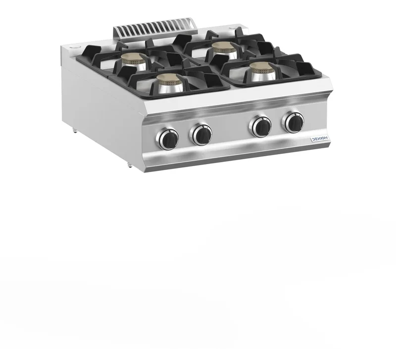 Gasherd Dexion Lux 700 - 70/73 Tischgerät - 4 Kochstellen - 28 kW