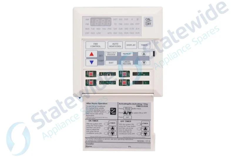 ActronAir Aircon Wall Controller-C Series 7 DAY 3 STAGE Cool/Heat-Genuine