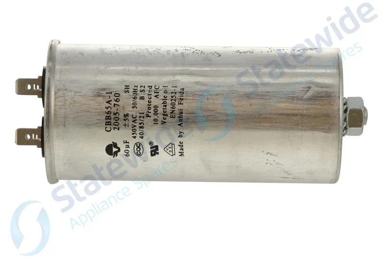 ActronAir Aircon OUTDOOR Compressor RUN CAPACITOR P2/S2 60uF (+/- 5%)450V