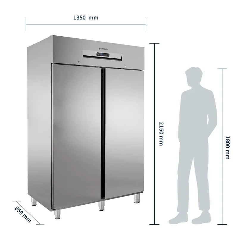 Tiefkühlschrank Profi 1400 GN 2/1 Superior - mit 2 Türen