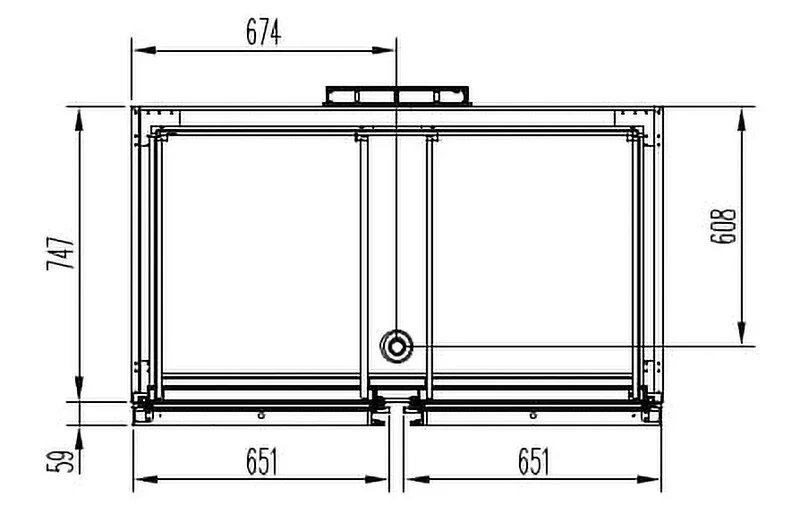 Tiefkühlschrank Profi 1400 GN 2/1 Superior - mit 2 Türen
