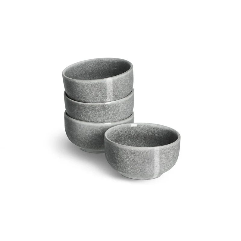 Geschirrset Misty Cliff 24-tlg. aus Steingut inkl. Besteck Set 20-tlg. aus rostfreiem 18/10 Edelstahl