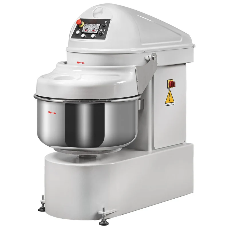 Virtus Spiralteigkneter 80 kg/133 Liter, 2 Geschwindigkeiten (Knethaken), mit Timer und Kesselumkehrung