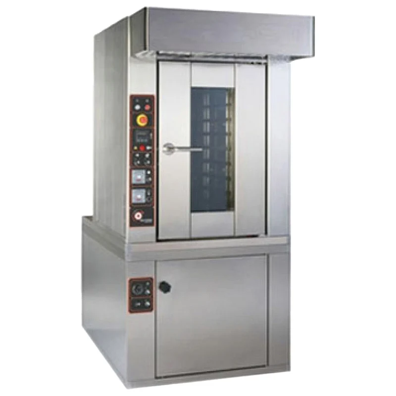 Virtus Elektro-Rotationsofen 10x 600x400 mm mit Gärschrank und Touchscreen-Bedienung