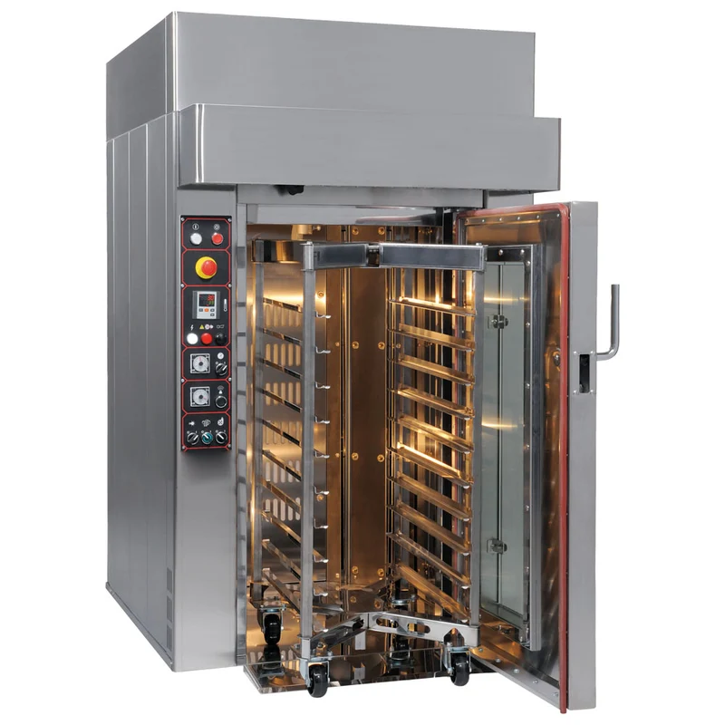Virtus Elektro-Rotationsofen für Wagen 10x 600x400 mm mit Touchscreen-Bedienung