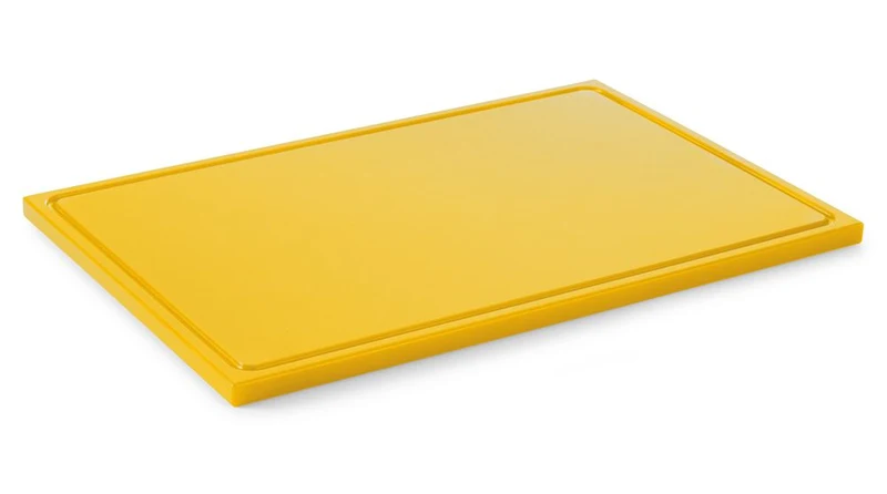 HENDI Schneidbrett HACCP 600x400, gelb 600x400x25 mm HDPE