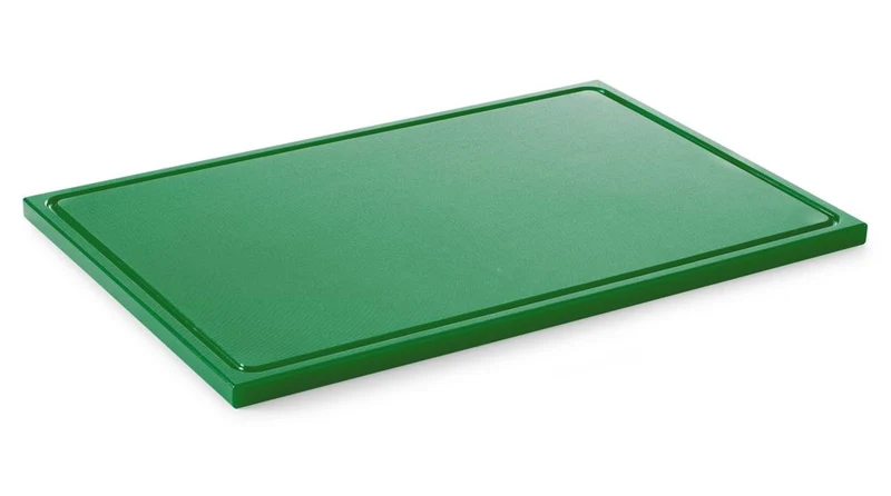 HENDI Schneidbrett HACCP 600x400, grün 600x400x25 mm HDPE