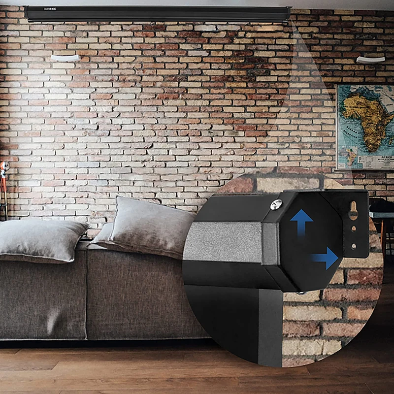 Duronic MPS100 4:3 Leinwand | 100" Zoll Rolloleinwand 203 x 152 cm | Heimkino mit 4K Full HD 3D | Gain 1.0 | Projektionsleinwand für Decken und Wandmontage | Beamerleinwand für Büro und Präsentationen