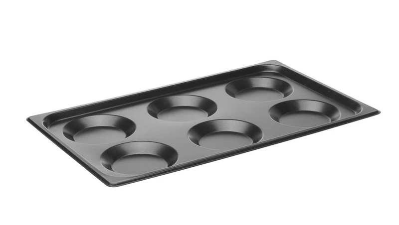 HENDI Tablett mit 6 Formen, Convectomat Pancake
