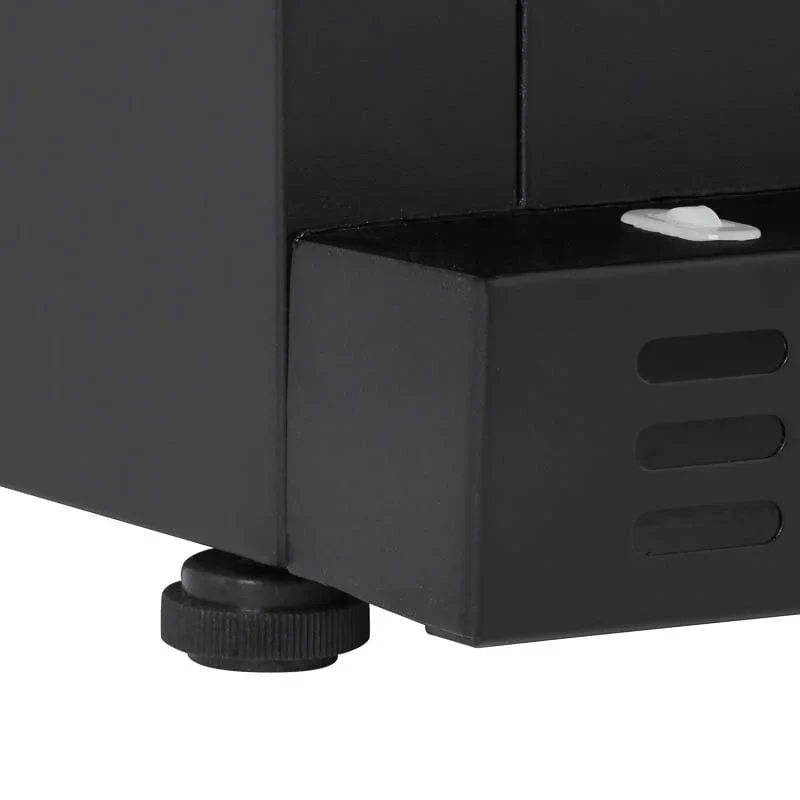 Barkühlschrank ECO 130 schwarz, LED Beleuchtung, unterbaubar