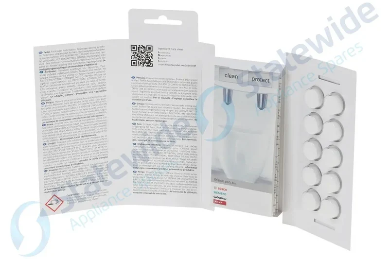 BOSCH/GAGGENAU COFFEE M/C CLEANING TABLETS (10 Pack)-Genuine