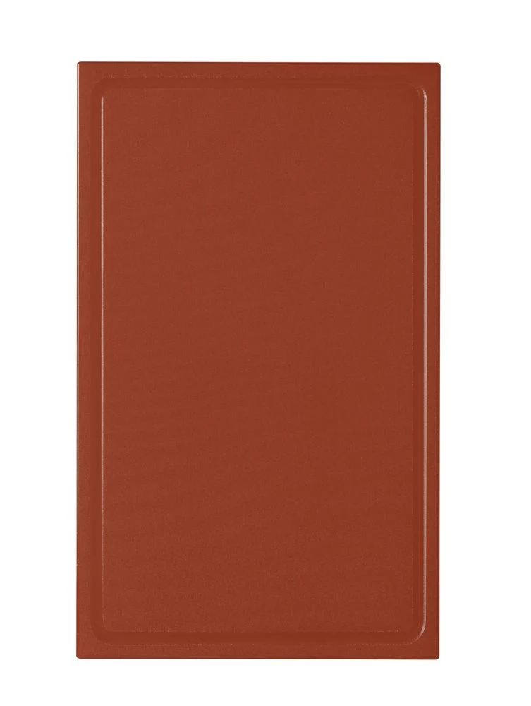 HENDI Schneidebrett mit Saftrinne, bruin 530x325x20 mm HDPE