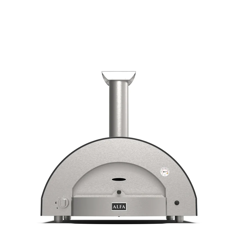 Alfa Forni Classico 4 Pizze, Gas/Hybrid, Grau